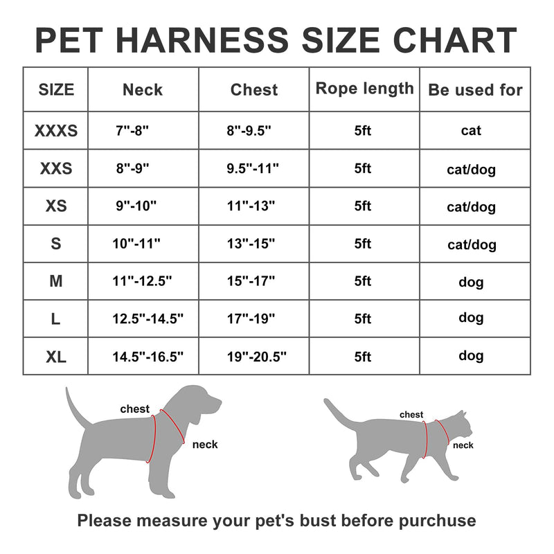 AMTOR Small Dog Harness with Leash Set, No Escape Easy Walk Puppy Harnesses for Training Walking, Step-in Reflective Soft Dogs Vest for XS S Medium Extra-Small Large Sized Dog(Green,S) Small(Chest:13"-15") Green - PawsPlanet Australia