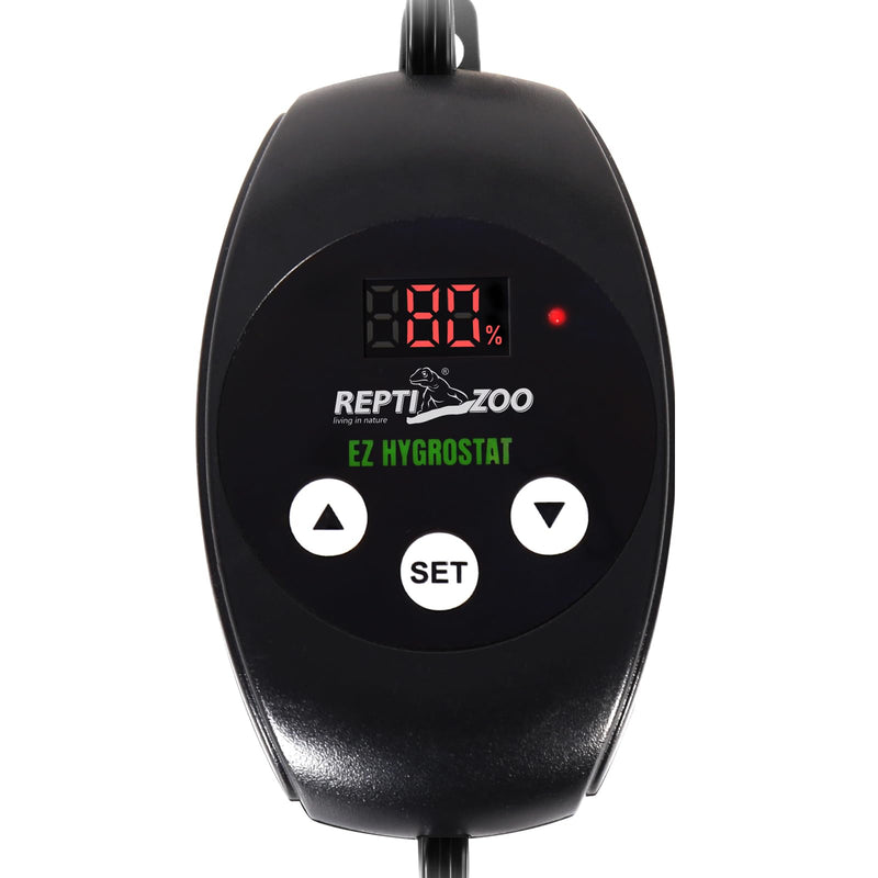 REPTI ZOO Reptile Digital Hygrometer Controller LED Humidistat Reptile Humidity Control for Reptile Terrariums Tank Reptile Humidifier Fogger Mushroom Greenhouse - PawsPlanet Australia