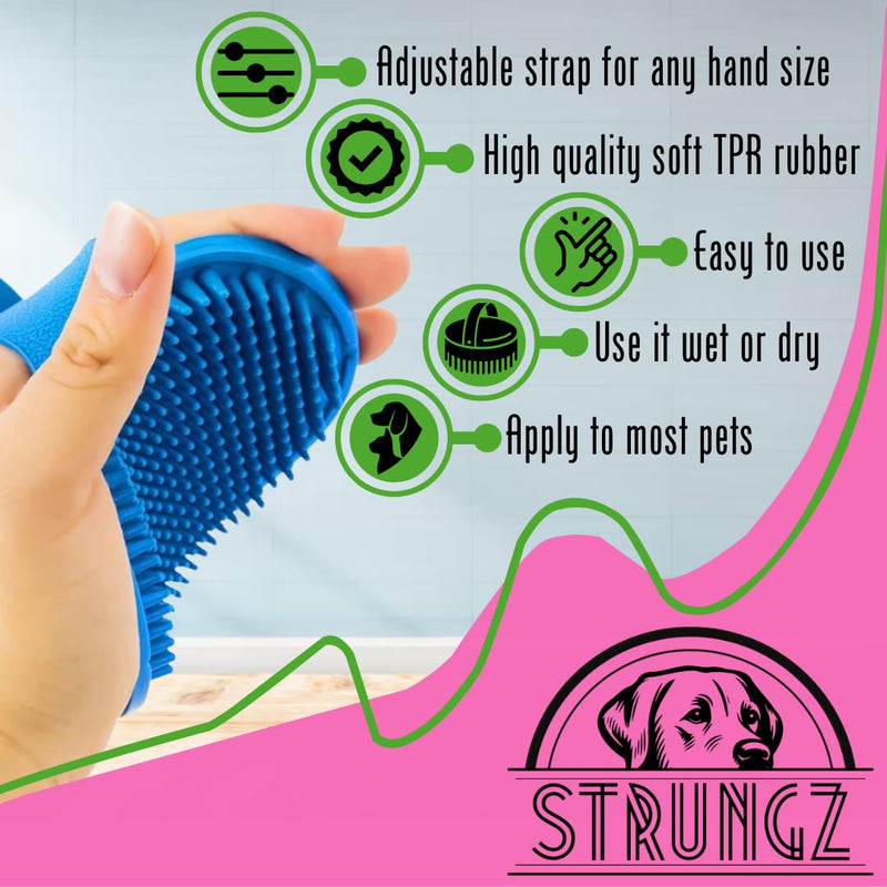 | Dog Bath Brush | 4 PCS Pet Grooming Brush | Pet Hair Removal Brush | Cat Hair Removal Brush | Dog Grooming Bath Brush | Pet Rubber Brush | Pet Silicone Brush | Dog Shampoo Brush - PawsPlanet Australia