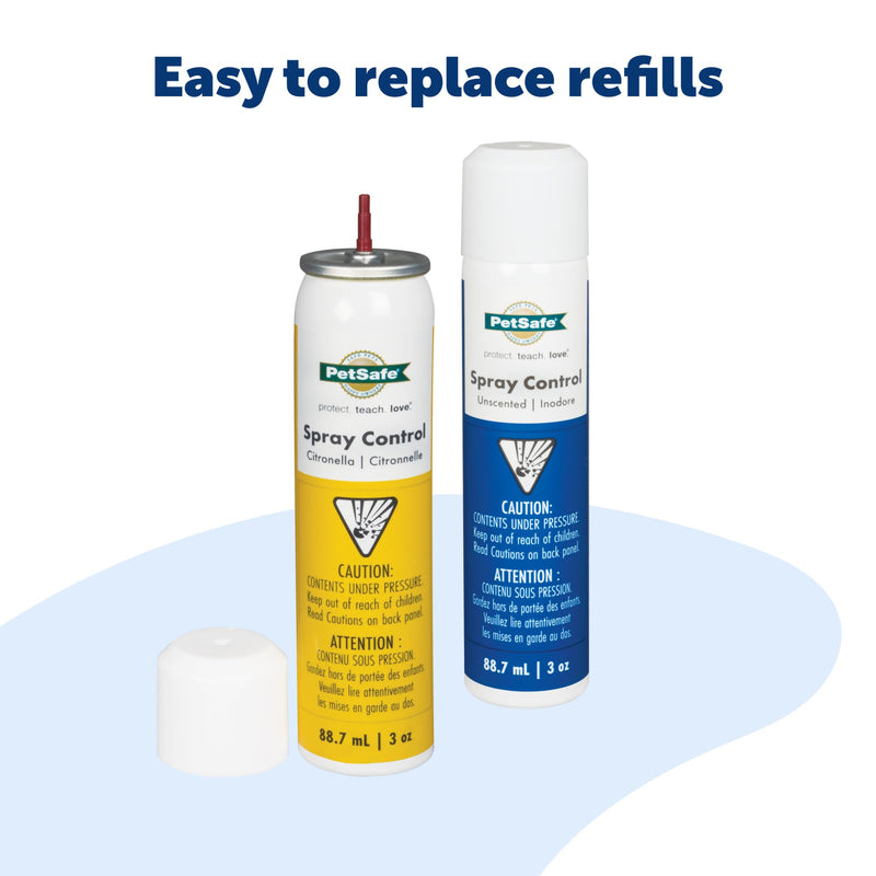 PetSafe Citronella Spray Can Refill - Environmentally Friendly, Pet-Safe Spray Refill for Bark Control Collars & Remote Trainers - Effective Distraction to Discourage Excessive Barking 1 Count (Pack of 1) - PawsPlanet Australia
