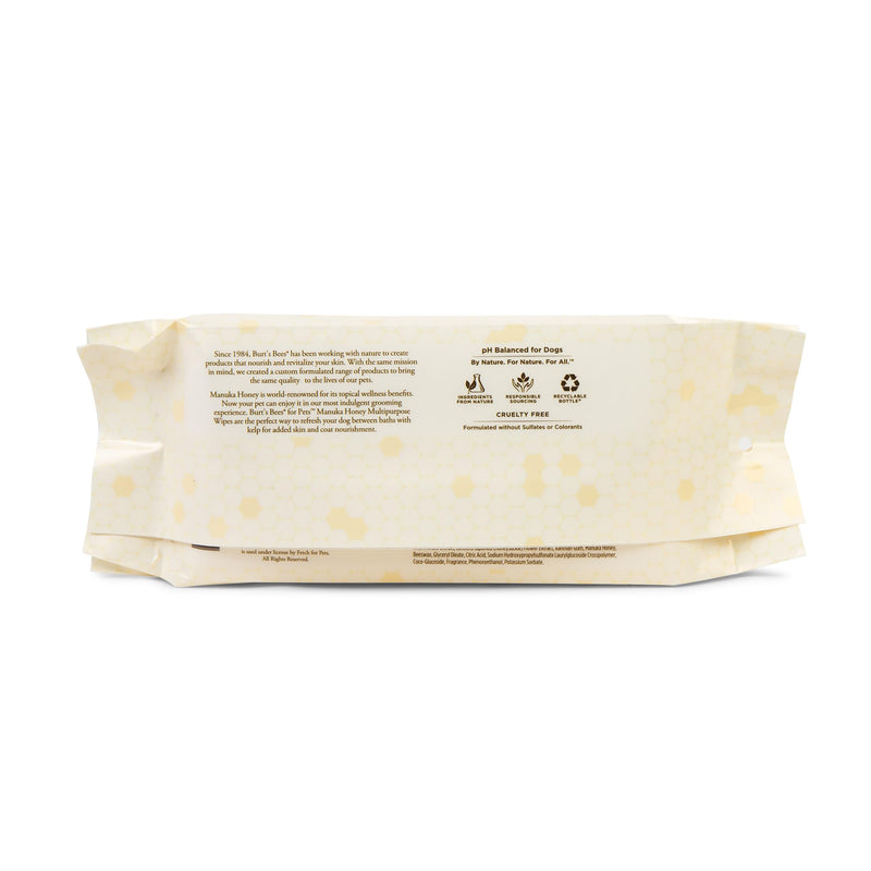 Burt’s Bees Manuka Honey Multipurpose Wipes with Kelp, 50 Count - PawsPlanet Australia