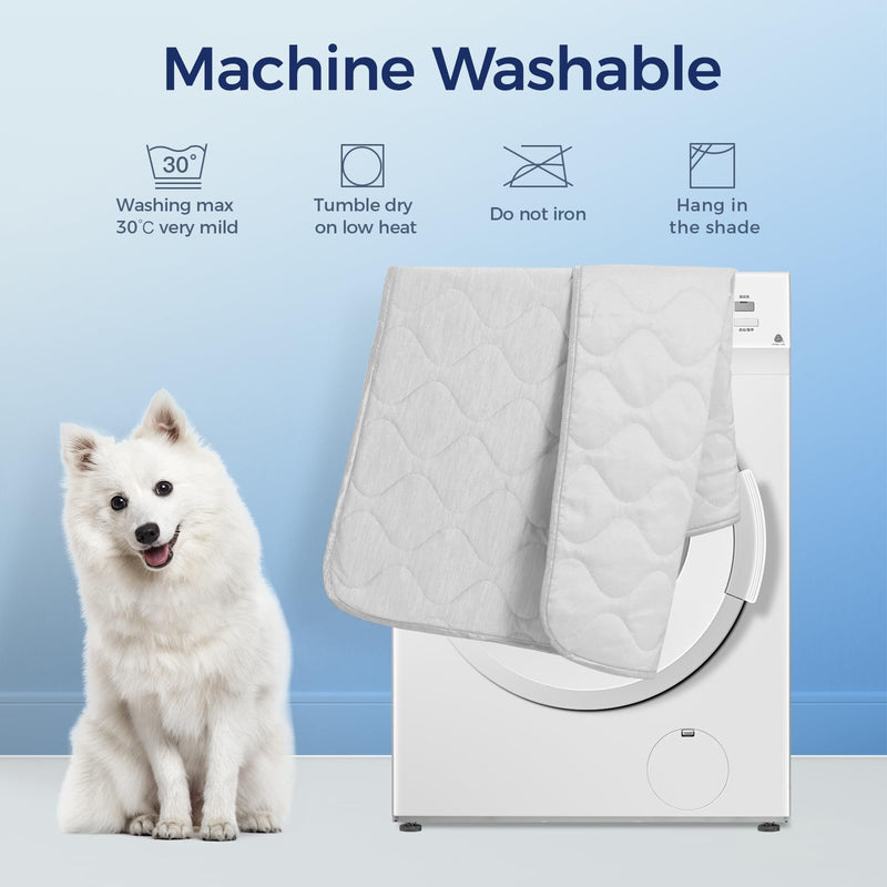 Rywell Cooling Blanket for Dogs, Large Dog Cooling Mat Q-Max>0.5, Durable&Versatile with Cooling&Soft Surfaces for All Seasons,Waterproof Protect Sofa Bed,40 * 60IN Washable Dog Blanket 60*40*IN - PawsPlanet Australia