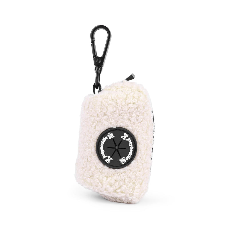 Luxury Teddy Material Adjustable Dog Harness, Lead and Poop Bag Set, Multiple Sizes (Small) Small - PawsPlanet Australia