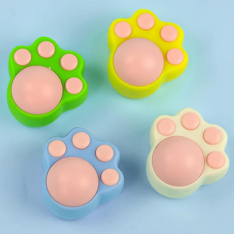 Natural Balls Toy Cleaning Teeth Molar Snacks Silvervine Chew Toy Care Balls for Cats Wall blau