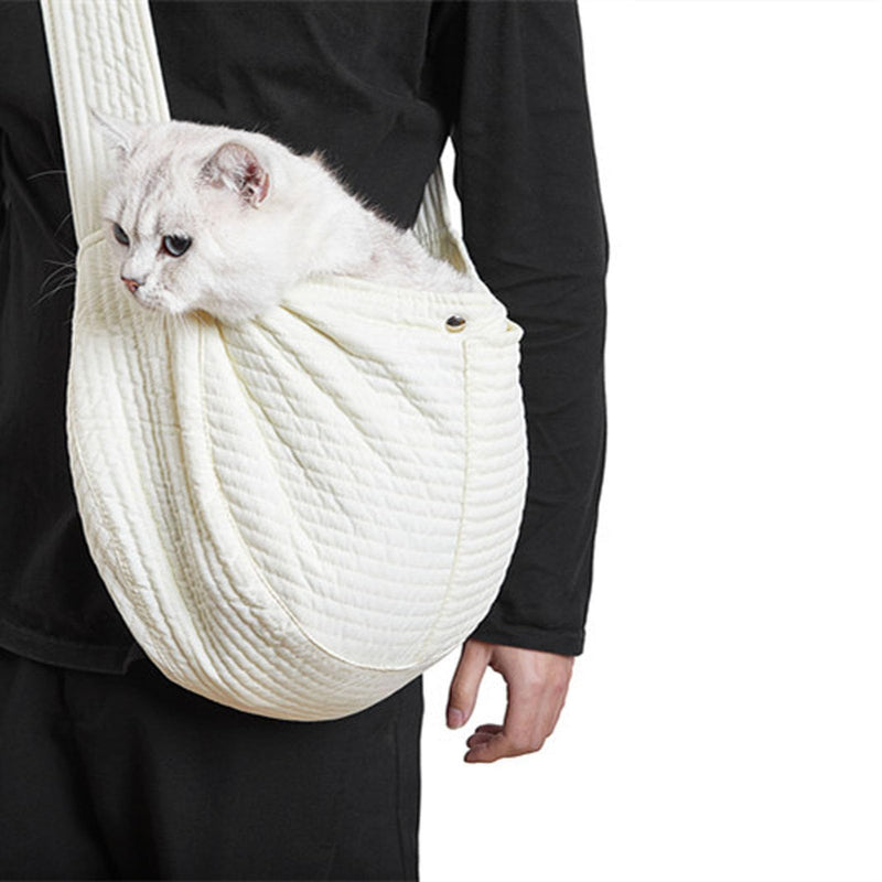 Pet Dog Sling Carrier, Widened Shoulder Strap, Portable Dog One Shoulder Carrier, Cat Carrier, Sling Bag Design for Pet Owners, Travel, Walks, Short Trips, Commuting - PawsPlanet Australia