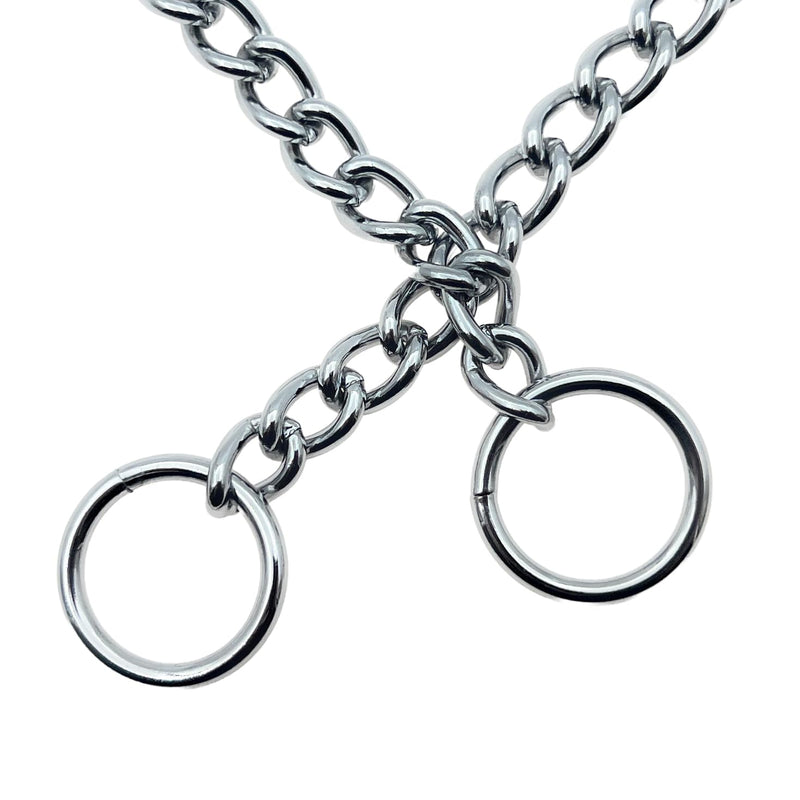 Dog Choke Collar Slip P Chain,Heavy Chain Dog Metal Training Choke Collars, Adjustable Weather Proof Alloy Steel Necklace for Small Medium Large Dogs… (Silver, 3XL) 3XL(28 inch) silver - PawsPlanet Australia