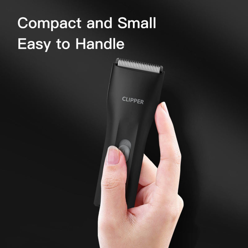 Dog Grooming Cilppers,Handy & Powerful Pet Electric Hair Trimmer Kits Waterproof Cordless Rechargeable Grooming Shavers for Small Dogs and Cats Black 006 Pro Black - PawsPlanet Australia