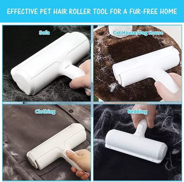 Rodillo removedor de pelo de mascotas para muebles o cama, pelo de perro y gato. Rodillo reutilizable. - PawsPlanet Australia