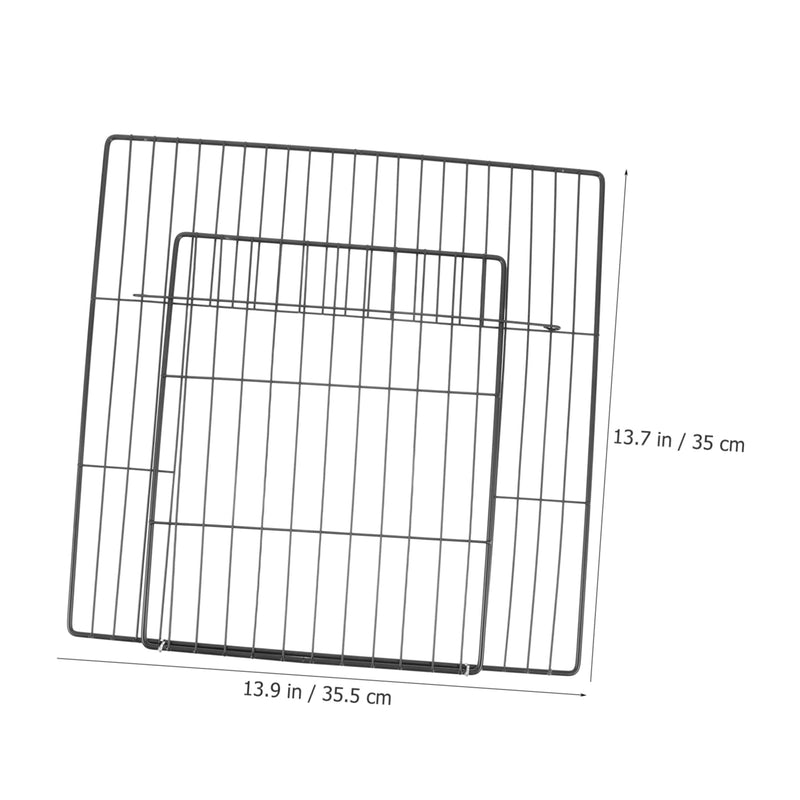 SUPVOX Cat Cage Mesh Door Panel with Flip Access Door 14X14 Inches for Indoor Cat Cages and Pet Enclosures Replacement - PawsPlanet Australia