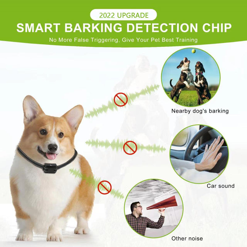 Citronella Dog Bark Collar, Dog Barking Collar with 2 Adjustable Sensitivity and Volume of Spray [1 Citronella Spray Refill] No Shock Anti Bark Collars for Small Medium Large Dogs, Red Black-2 Adjustable Spray & Sensitivity Level - PawsPlanet Australia