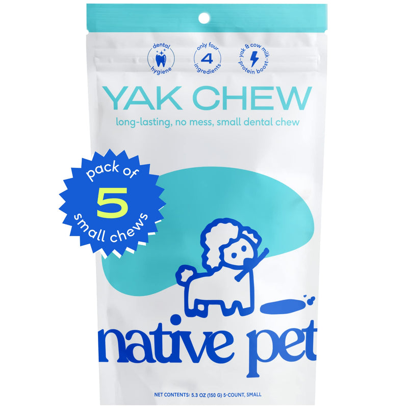 Native Pet Yak Chews (5 Small Chews) - PawsPlanet Australia