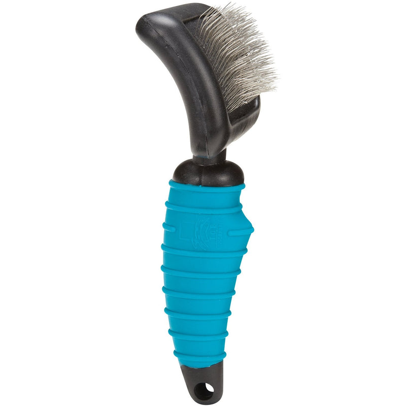 Master Grooming Tools Ergonomic Soft Slicker Brushes — Molded Brushes for Grooming Dogs - Medium, 4" x 2½" - PawsPlanet Australia