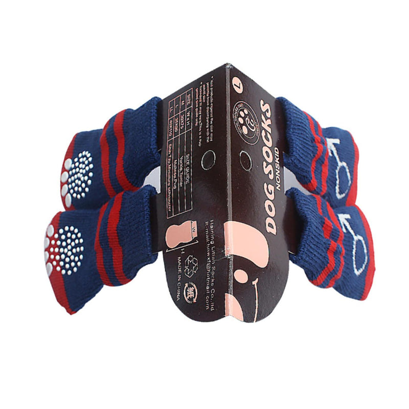 12pcs Cotton Knitted Pet Paw Protectors - Non-Slip Adjustable Claw Covers for Indoor Flooring | Spring Summer Paw Gloves for Cats, Dogs, Tiny Puppies Mx3pcs - PawsPlanet Australia