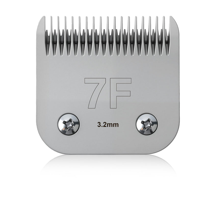 7F 3.2mm Steel Detachable Pet Clipper Blade, Professional Pet Clipper Blades, Compatible with Most Andis, Oster, Wahl, Conair, Sharp, Hardness Made of Steel - PawsPlanet Australia