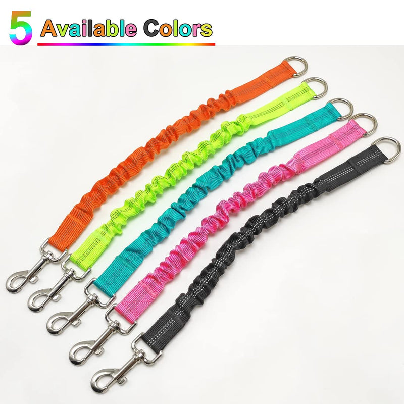 BTINESFUL Bungee Dog Leash Extension, 18”Dog Shock Absorber Extender, Works with Any Leash for Walking, Jogging, Training, Playing 18 Inch Pink - PawsPlanet Australia