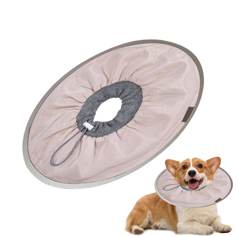 Sollee Recovery Collar for Cats, Kitten Cone, Soft Cat Collar | Protective Collar for Cats, Dogs, Kittens and Puppies for Wound Care, Light Pink, L