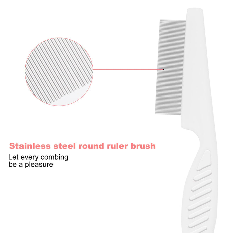 Guinea Pig Brush Kit Hamster Cleaning Grooming Comb with Nail Clipper Trimmer, Nail Files - Professional Small Animal Grooming Tool for Rabbit, Bunny, Puppy, Kitten, Ferret - PawsPlanet Australia