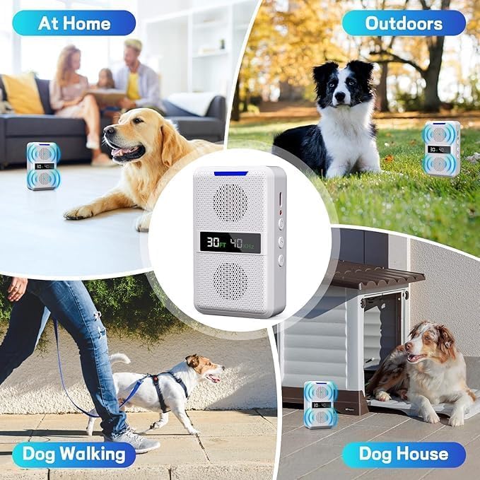 Anti Barking Device for Dogs, Dog Bark Deterrent Devices, Bark Deterrent Device for Indoor Outdoor