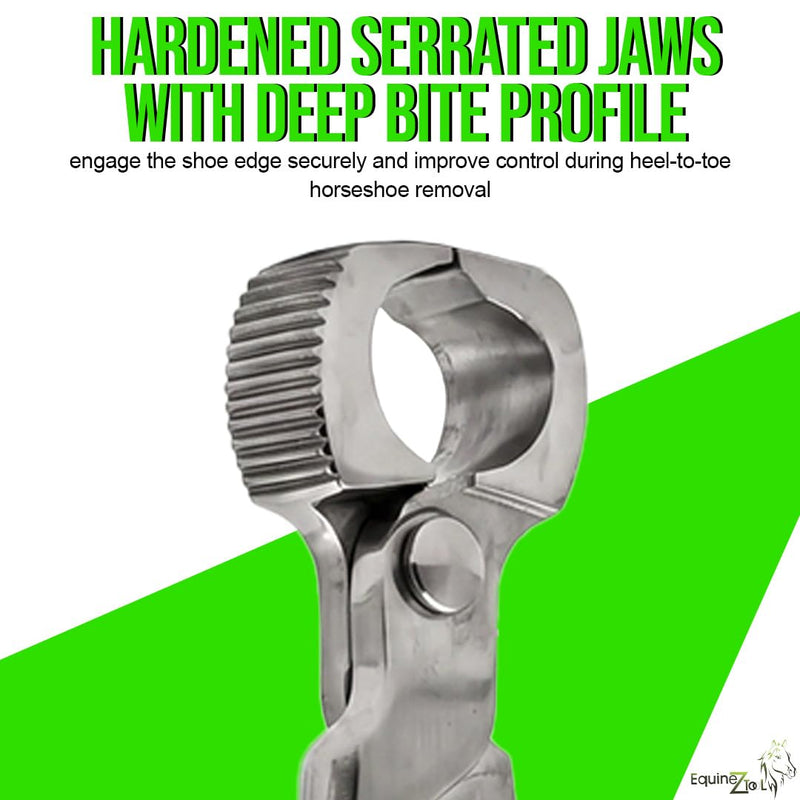 14” Horse Shoe Puller and Spreader–Hand Crafted Farrier Tool–Heavy-Duty Stainless Steel Hoof Puller for Horses–Dual Function Farrier Equipment for Shoeing and Hoof Care–Professional Equine Tool