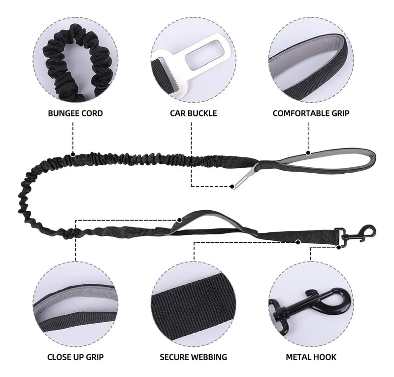 Tactical Dog Harness with Leash for Large Dogs, No Pull Adjustable Dog Harness, Reflective K9 Working Pet Vest for Walking, Training (Army Green, XL) Army Green - PawsPlanet Australia