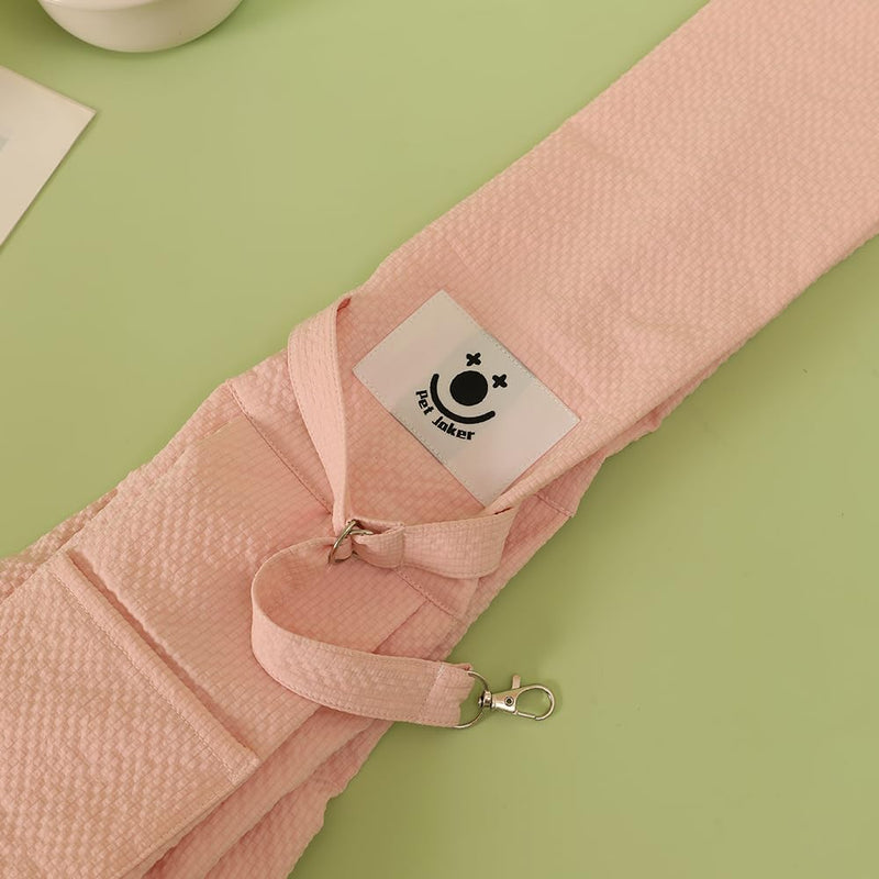 FORHER Pet cat Sling Carrier, Cat Travel Bag, Pet Soft Pouch and Tote Design, Shoulder Strap Hands Free Safe-Suitable for Puppy, Small Dogs Cats Outdoor (Pink) PINK