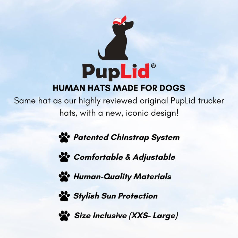 Brazil Collection, PupLid Trucker Hats for Dogs l Premium Stylish Sun Protection for The Modern Dog - Adjustable for Secure Comfortable Fit on Active Dogs (Small, Brazil Flag) Small - PawsPlanet Australia