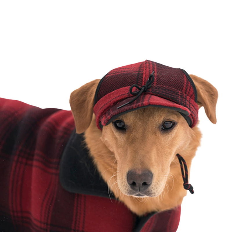 Stormy Kromer Critter Kromer for Her, Black/Gray Plaid, Medium - PawsPlanet Australia
