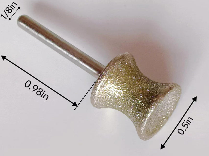 Dog Nail Grinder Replacement Head - Diamond Dog Nail Grinder Bit - Diamond Rotary Nail Grinder Bit - Professional Grooming Painless Trimmer Tools Attachment for Dog Nails - PawsPlanet Australia