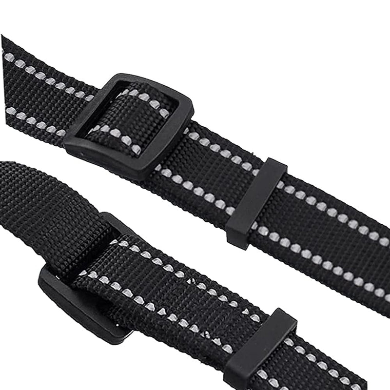 3 Way Dog Leash Detachable Reflective Coupler Tangle Free 3 in 1 Multiple Double Dog Lease with Soft Padded Handle Walking Training Outdoor Black - PawsPlanet Australia