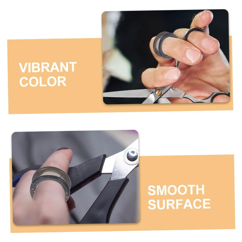 10pcs Silicone Rings Scissor Inserts Scissor Finger Silicone Grooming Shear Finger Grips Scissor Inserts Refer to Pet - PawsPlanet Australia