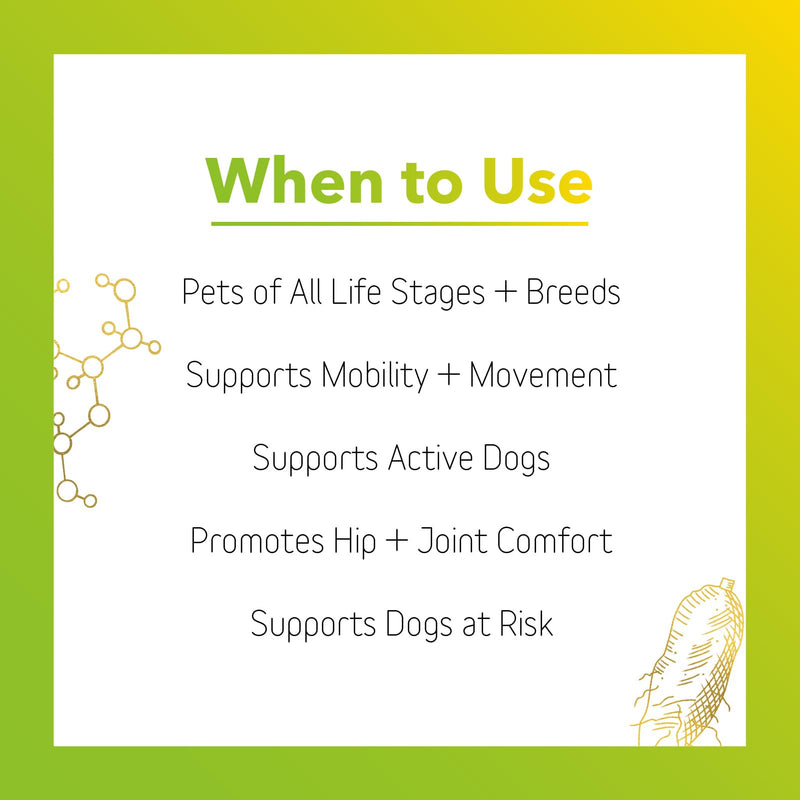 InClover Connectin Natural Hip & Joint Supplement for Dogs with Glucosamine, Chondroitin & Hyaluronic Acid - Soft Chew for Dog Mobility, Comfort & Active Lifestyle Support, 20 Count Soft Chews - PawsPlanet Australia