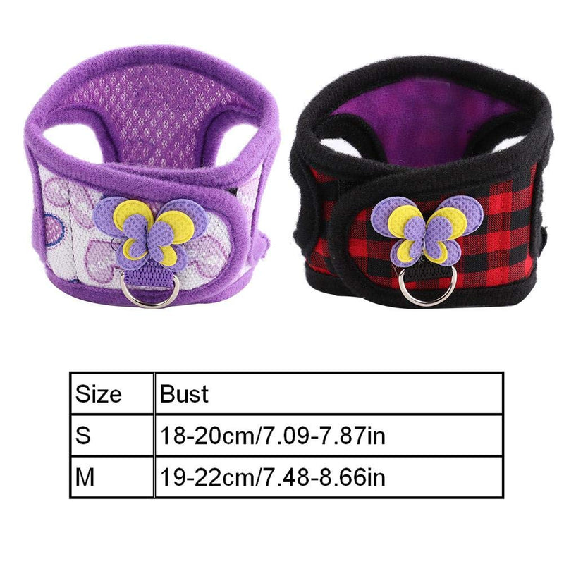 Chinchilla Harness Vest Chest Decor, Chinchilla Walking Harness Vest with Leash Strap Harness for Rabbit Ferret Guinea Pig Bunny Hamster Puppy Kitten Clothes Accessory(S)(S) S - PawsPlanet Australia