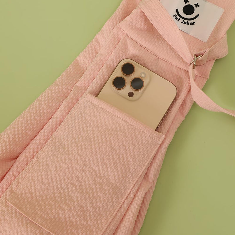FORHER Pet cat Sling Carrier, Cat Travel Bag, Pet Soft Pouch and Tote Design, Shoulder Strap Hands Free Safe-Suitable for Puppy, Small Dogs Cats Outdoor (Pink) PINK