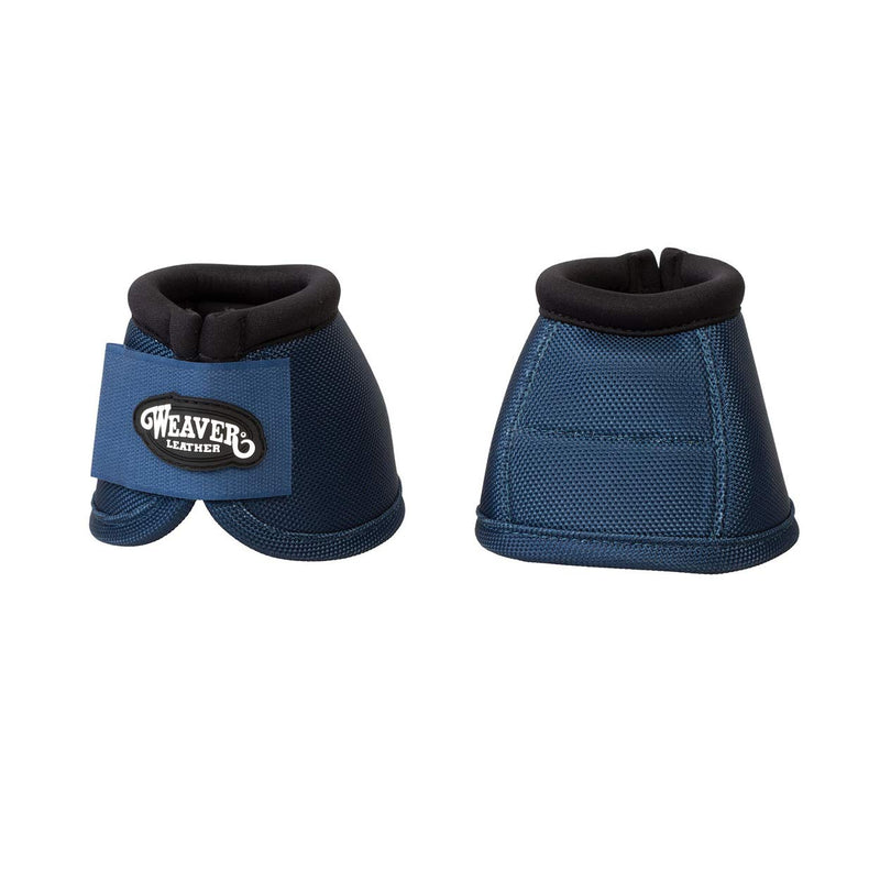 Weaver Leather Ballistic No-Turn Bell Boots, Navy, Medium