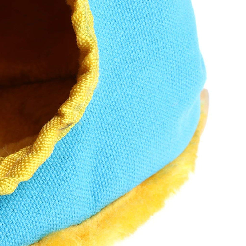Litewoo Bird Hammock Nest Plush Warm Hanging Tent Pet Parrot Swing Bed Cave Cage for Parakeet Canary Cockatiel Lovebird Hamster Random Color Small - PawsPlanet Australia