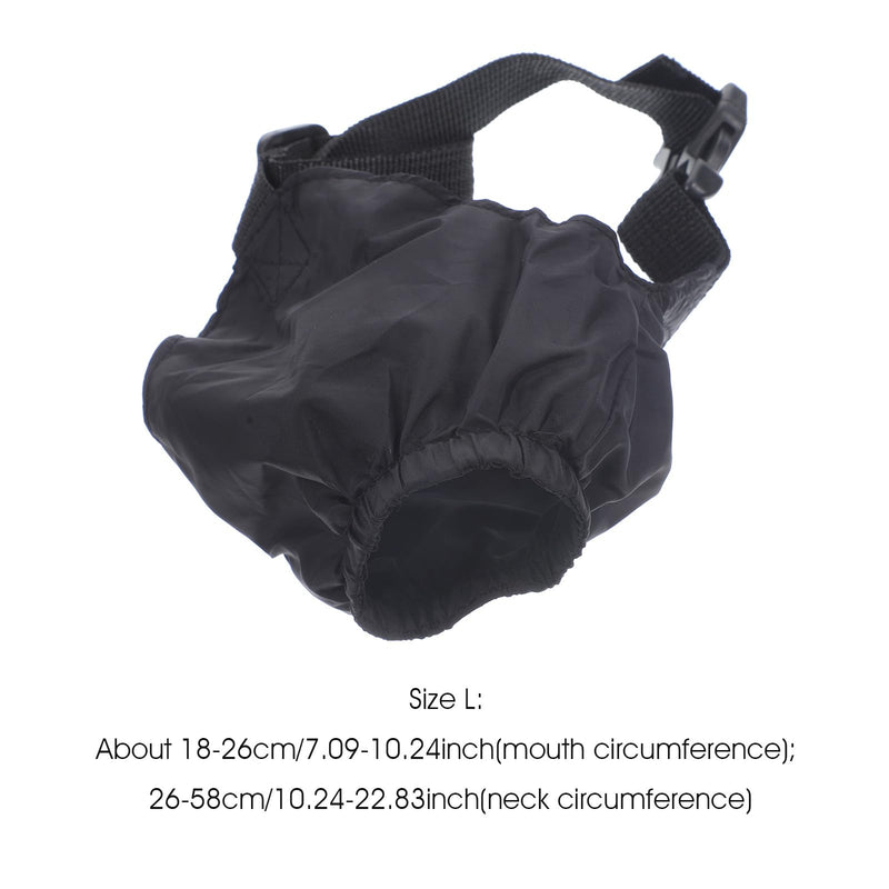 Breathable nylon dog eye mask with flexible design for calming and stress reduction while car travel