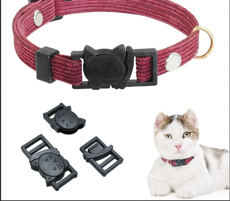 25pcs 3/8" Safty Breakaway Buckles for Cat Collar Black - PawsPlanet Australia