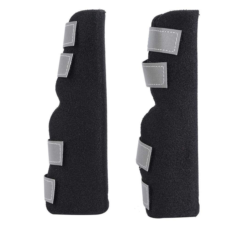 Oumefar Dog Joint Brace, Supportive Dog Leg Braces Protective Compression Wraps, Canine Rear Leg Hock Wraps, for Wound Injury and Sprain Healing of Arthritis(L)