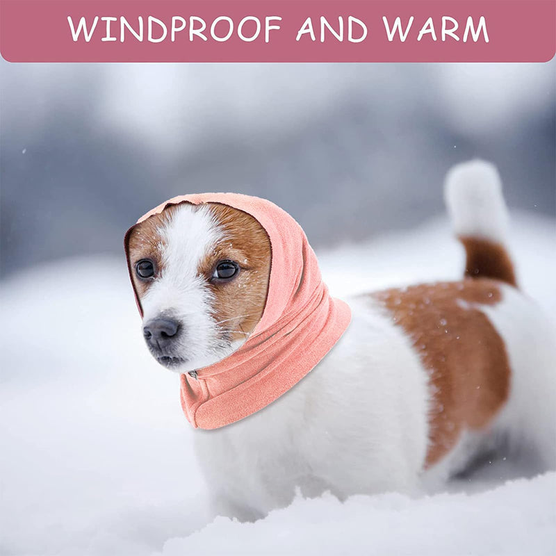 Earmuffs for Dogs, Pack of 2 Soft Cotton Material Earmuffs Head Cover Dog Hearing Protection to Keep Warm Beauty Noise Reduction Relaxation (Medium)