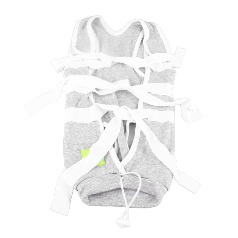 Cat recovery suit made of soft cotton, anti-licking for post-operative comfort in cats and kittens, 1 pack