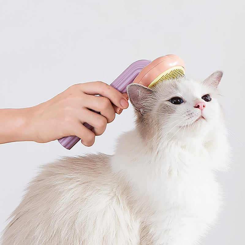 Self-Cleaning Pet Brush Grooming Comb for Cats Dogs Hair Shedding Tools for Tangled Hair Removing Cleaning Massage - PawsPlanet Australia