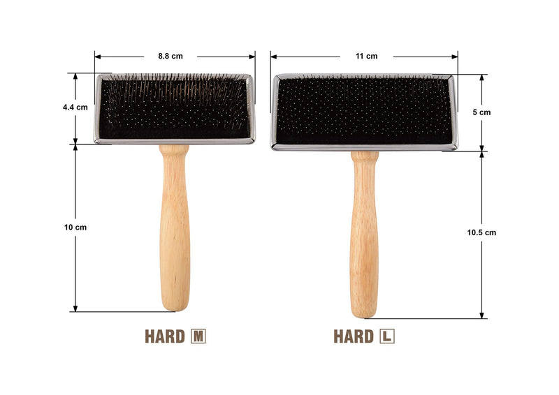 Furzone Slicker Brush for Dogs (Size L) - Stainless Steel Hard Pin Grooming Brush for Dogs - PawsPlanet Australia