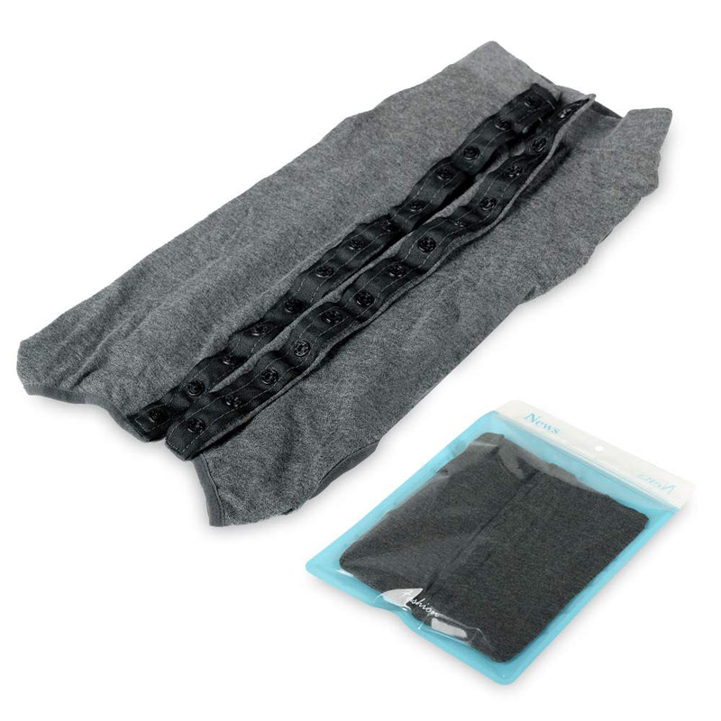 Dog Recovery Suit Cat Abdominal Wound Protector Puppy Medical Surgical Clothes Post-operative Vest Pet After Surgery Wear Substitute E-collar & Cone (XL, Grey) X-Large