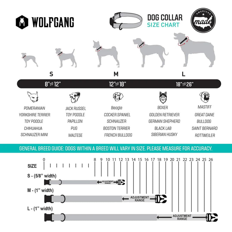 Wolfgang Heavy Duty Martingale Dog Collar with Quick Release Nylon Buckle for Walking & Training, FeatheredFriend Print, Small Small (5/8 Inch x 10-12 Inch) - PawsPlanet Australia