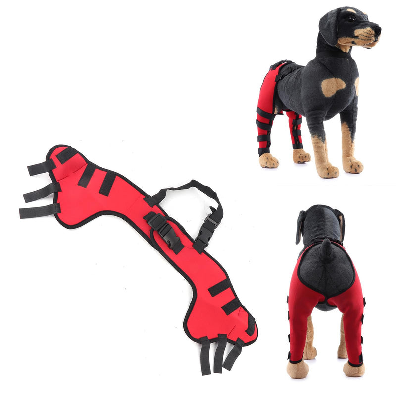 Zerodis Dog Extra Supportive Canine Rear Leg Hock Joint Compression Wrap for Recovery Protection and Sprain and Injury Prevention Ankle Brace with Knee Support for Dogs (XS) Dog Knee Brace - PawsPlanet Australia