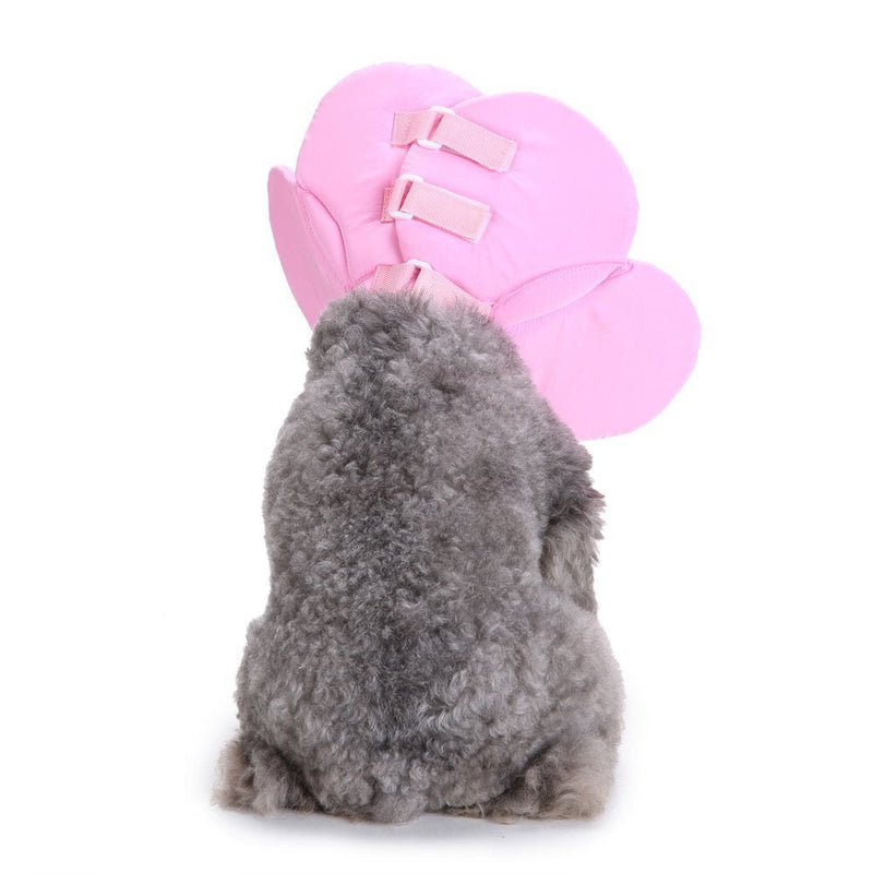 Dogs Cats Medical Grooming Pet E-Collar Recovery Remedy Protective Dog Lick Caught Soft Sponge Adjustable Postoperative Kit for Small and Medium Dog S (neck's girth 8.6" to 9.4") Pink - PawsPlanet Australia