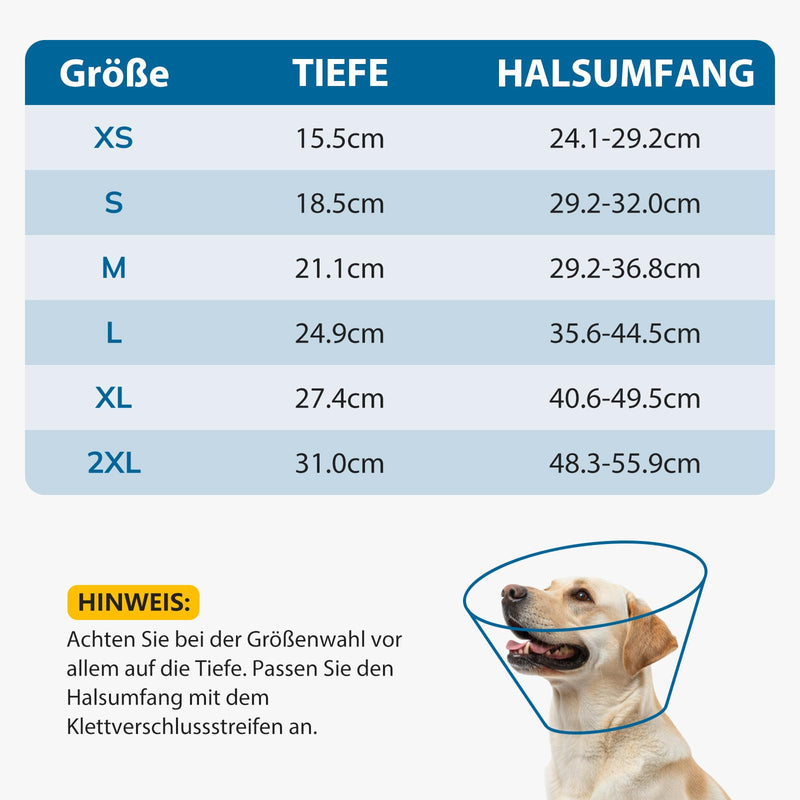 Supet Neck Brace for Dogs, Padded Soft Recovery Neck Brace, Adjustable Protective Neck Brace Prevents Licking After Surgery for Small, Medium and Large Dogs, Size L, Grey