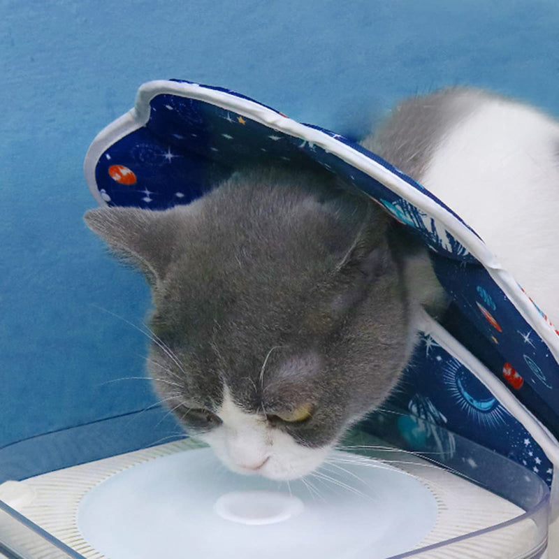 Avaner Cat Recovery Collar, Cat Cone Collar for After Surgery, Pet Protective Collar Adjustable or Small Medium Large Cats blue L - PawsPlanet Australia