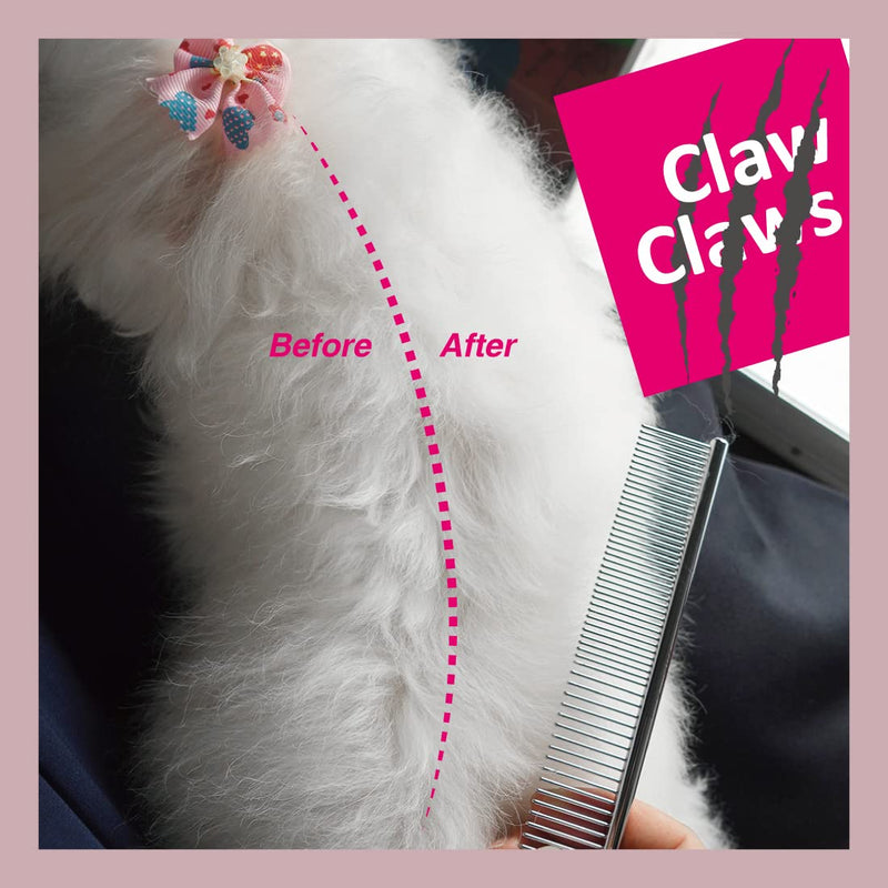 Comb with Rounded Ends Spine, Pet Comb for Professional Groomer Tool, for Short to Medium Haired Dog, Cat and other pets. - PawsPlanet Australia