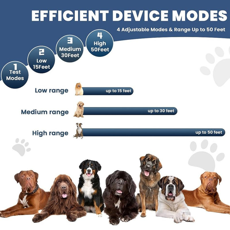 Dog Bark Deterrent Devices,Dog Barking Control Devices 3 Adjustable Level,Sonic Barking Deterrents Control Device,Bark Deterrent Outdoor Neighbors Dog Silencer 50 Ft Device Outdoor and Indoor